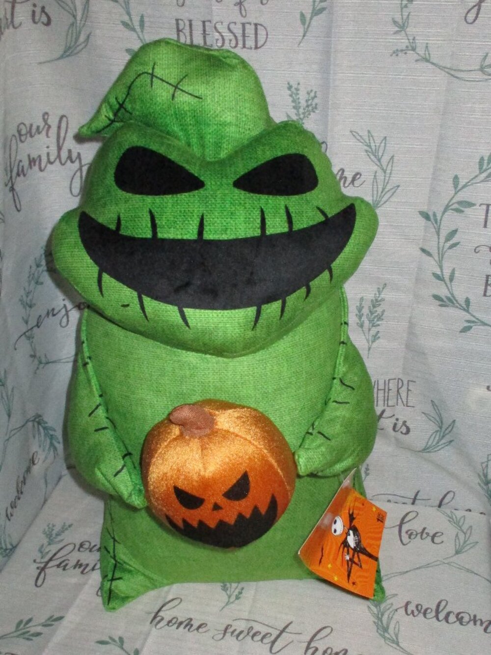 NWT 20" Disney OOGIE BOOGIE Burtons Nightmare Before Christmas Halloween Greeter